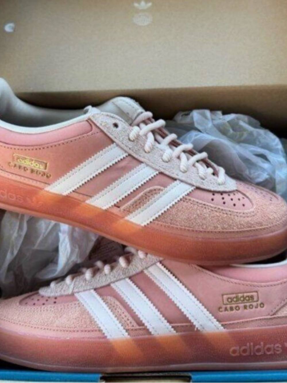 adidas Women's Cabo Rojo Sneakers in Blush Pink & White